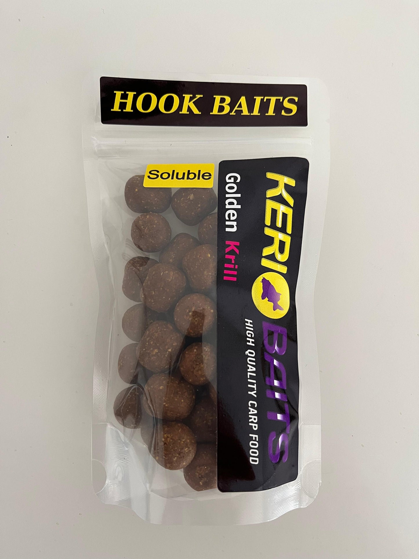 Kerio Baits Golden Krill Šķīstošās ēsmas Boilas