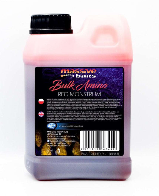 Massive Baits Bulk Amino Red Monstrum Likvīds 1000ml