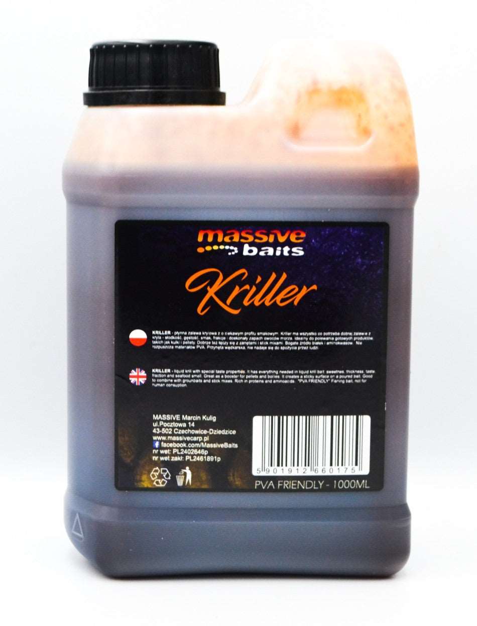 Massive Baits Kriller Likvīds 1000ml