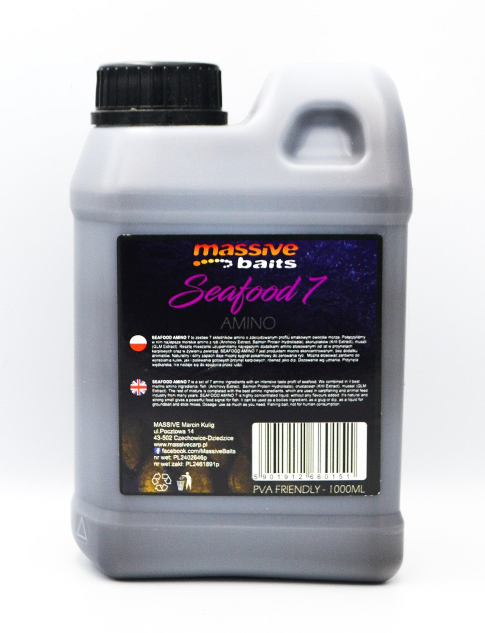 Massive Baits Seafood Amino 7 Liquid 1000ml