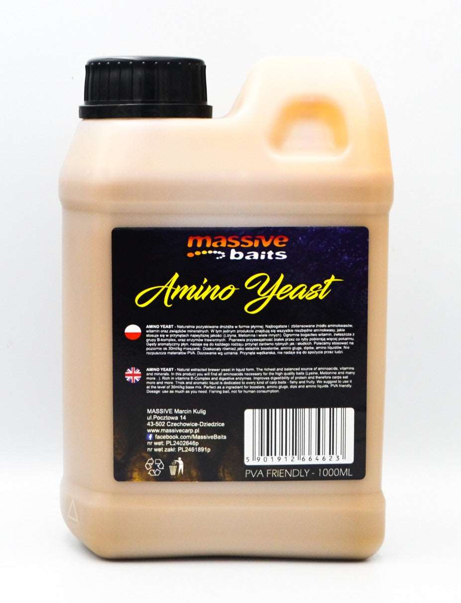 Massive Baits Amino Yiest Likvīds 1000ml