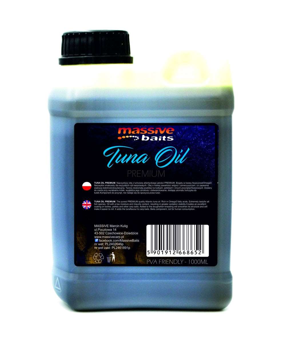 Massive Baits Tuna Oil Premium Likvīds 1000ml