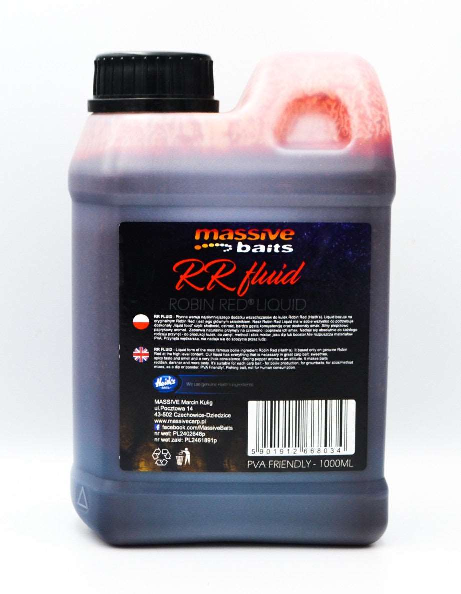 Massive Baits RR Fluid Robin Red Likvīds 1000ml