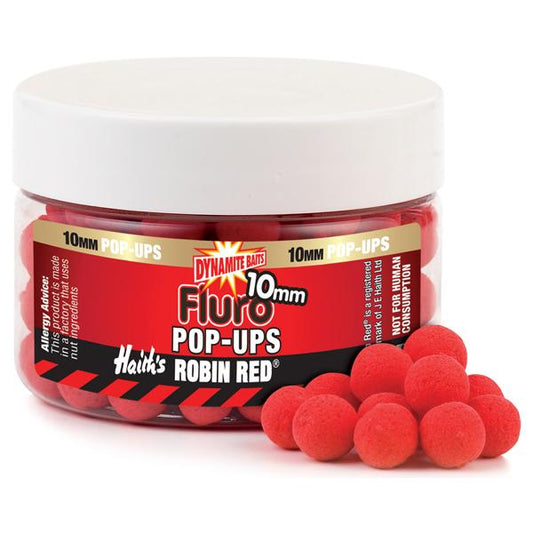 Dynamite Baits Fluro Robin Red Pop-Up 10mm