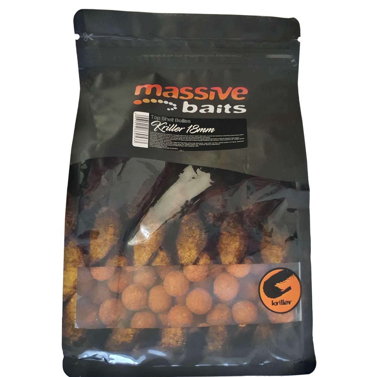 Massive Baits Kriller Boilas 18mm 1kg